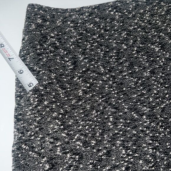 Small S/P Forever 21 Black & White Tweed Knit Office Work Lined Mini Skirt Sexy - Picture 3 of 4